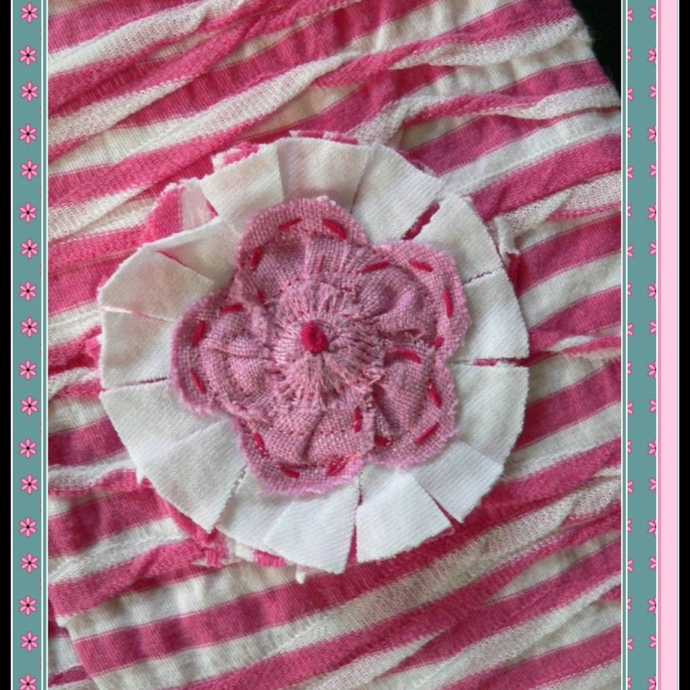TWICE UPON A TIME Boutique Set STRIPEY FLORAL 4 - Picture 3 of 3